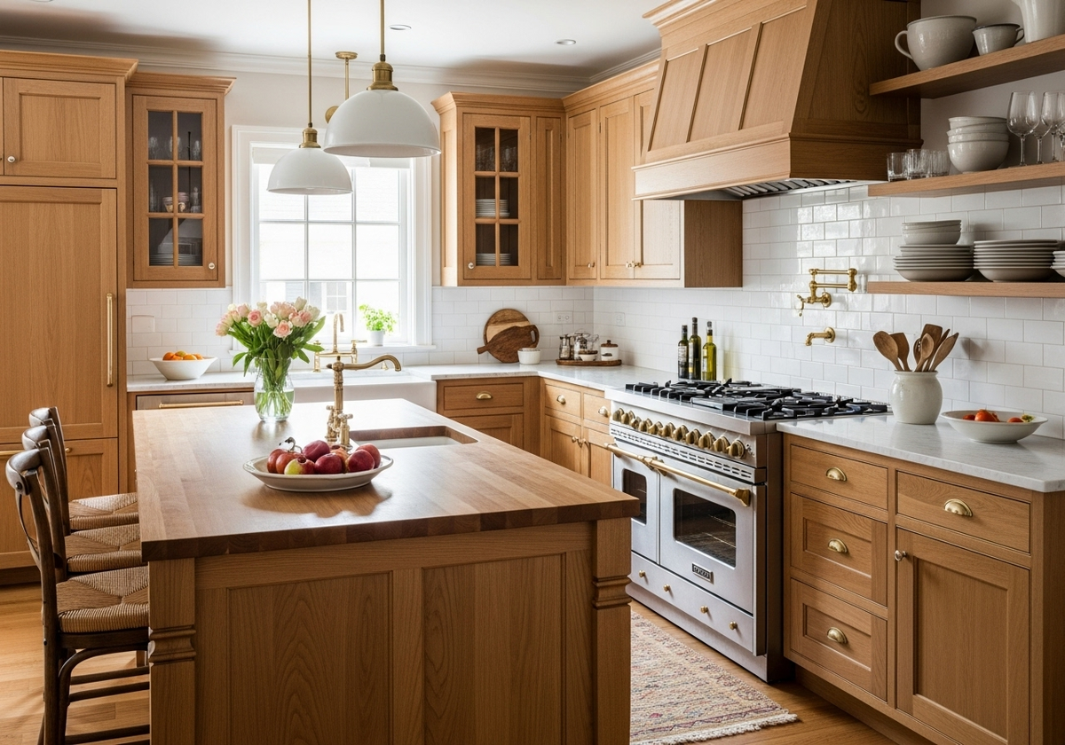 Classic kitchen cabinets