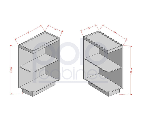 Base Angle End Cabinet