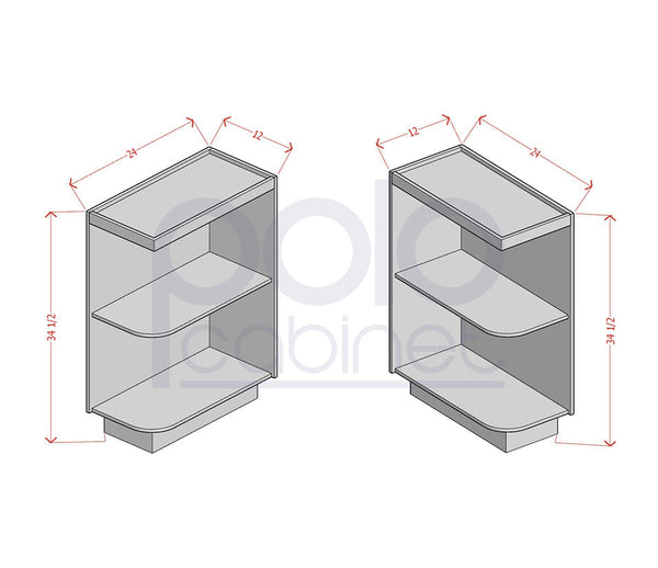 Base End Shelf Cabinet