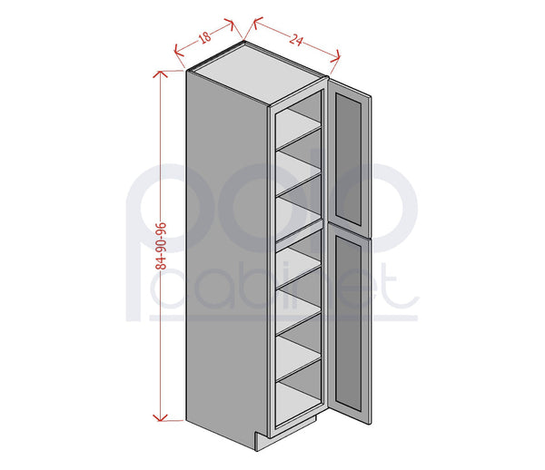 Two Doors Pantry Cabinets