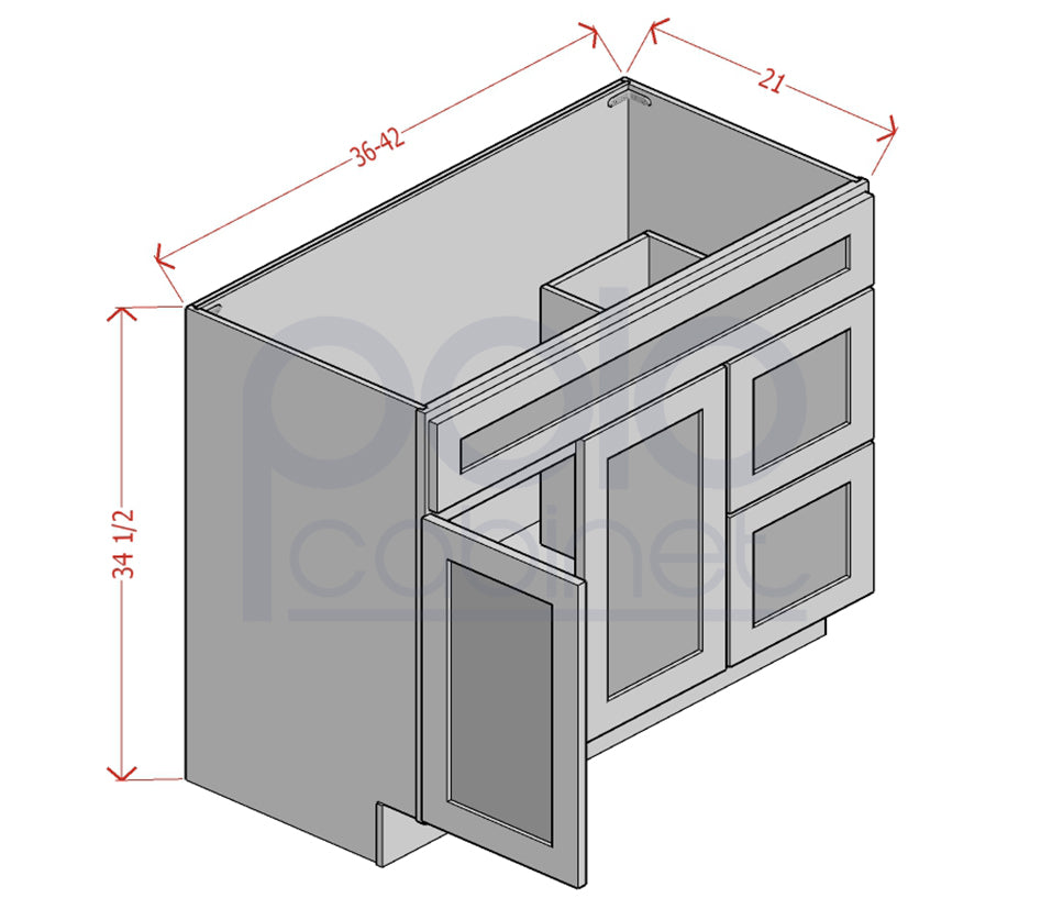 Vanity Sink Base Drawer Cabinets