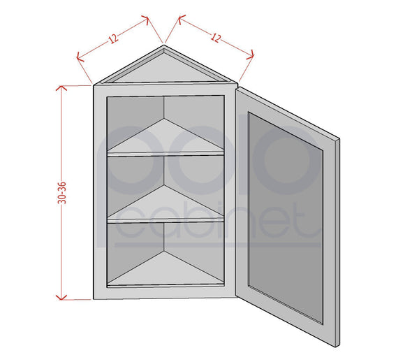 Angle End Wall Cabinets