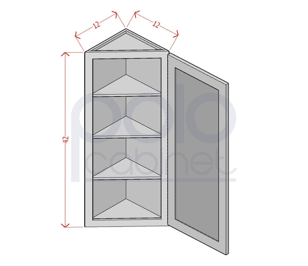 Angle End Wall Cabinets