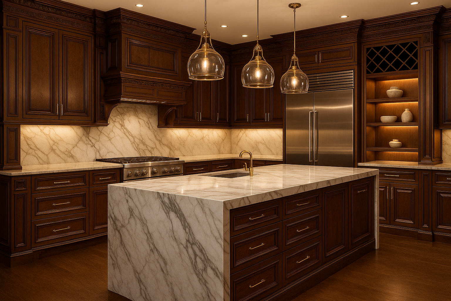 luxury kitchen cabinet desing