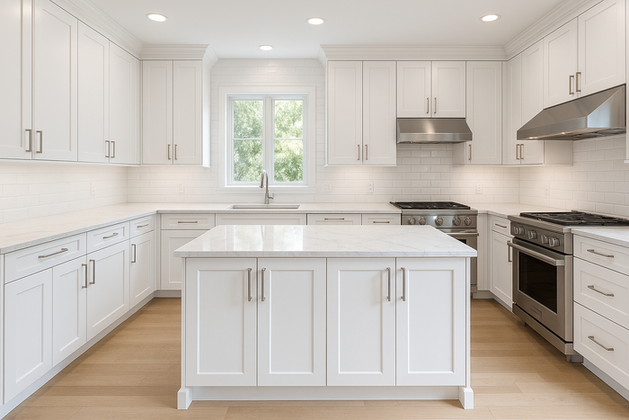 Shaker White Kitchen Cabinets